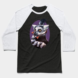 Eduardo the Vampiric Lemur Baseball T-Shirt